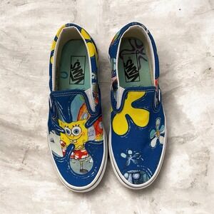 Vans x Spongebob Squarepants Shoes M-6/W-7.5 ALOHA BOB SlipOn Limited Edition S2
